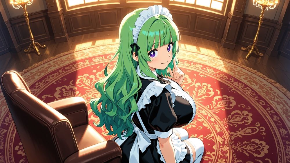 爆乳青髪アイドルと緑髪モデルがカメラマンと孕ませ撮影【4K】 - サンプル画像 5