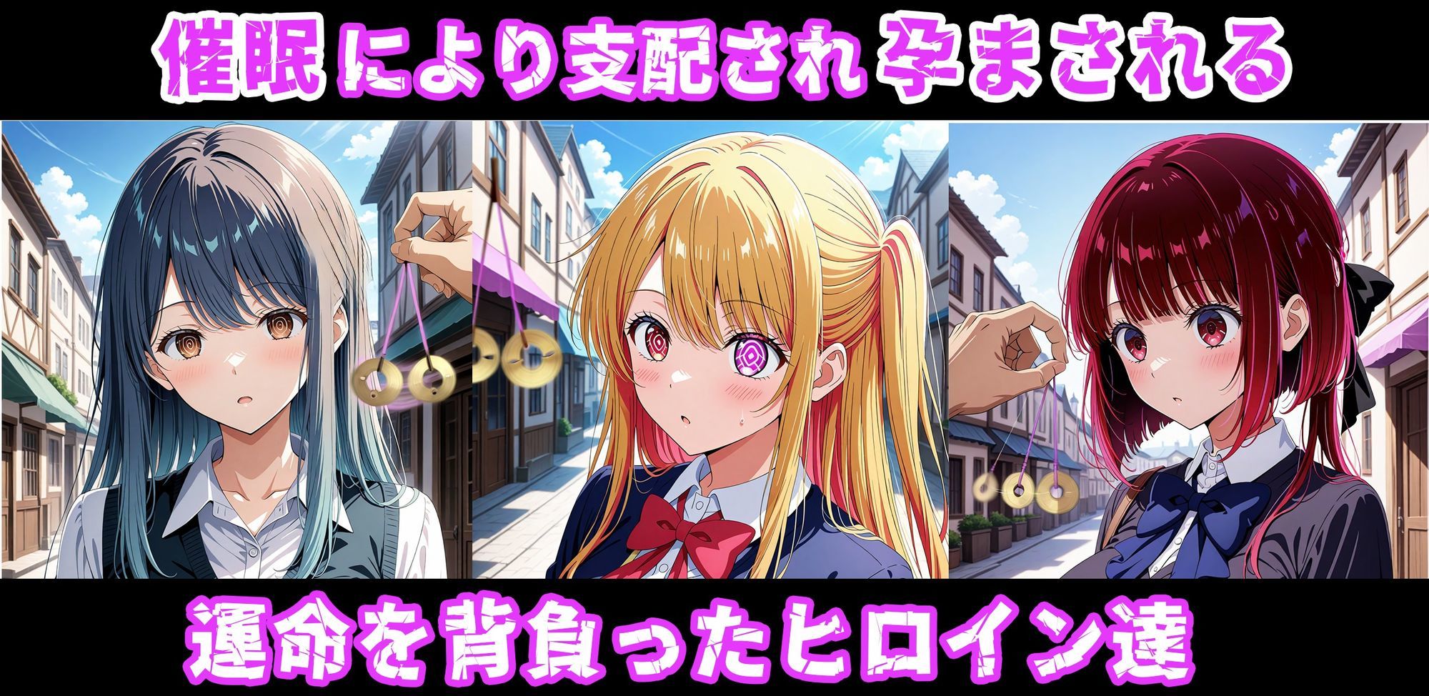 孕ませオナホ化契約 〜推●の子編〜 - サンプル画像 1