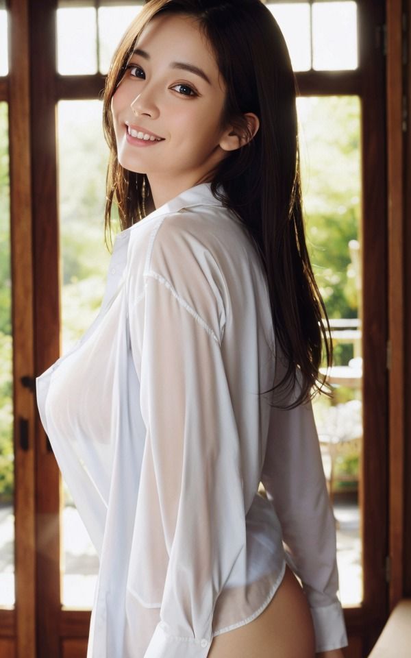 素肌とシャツ  裸シャツの魅惑 - サンプル画像 3