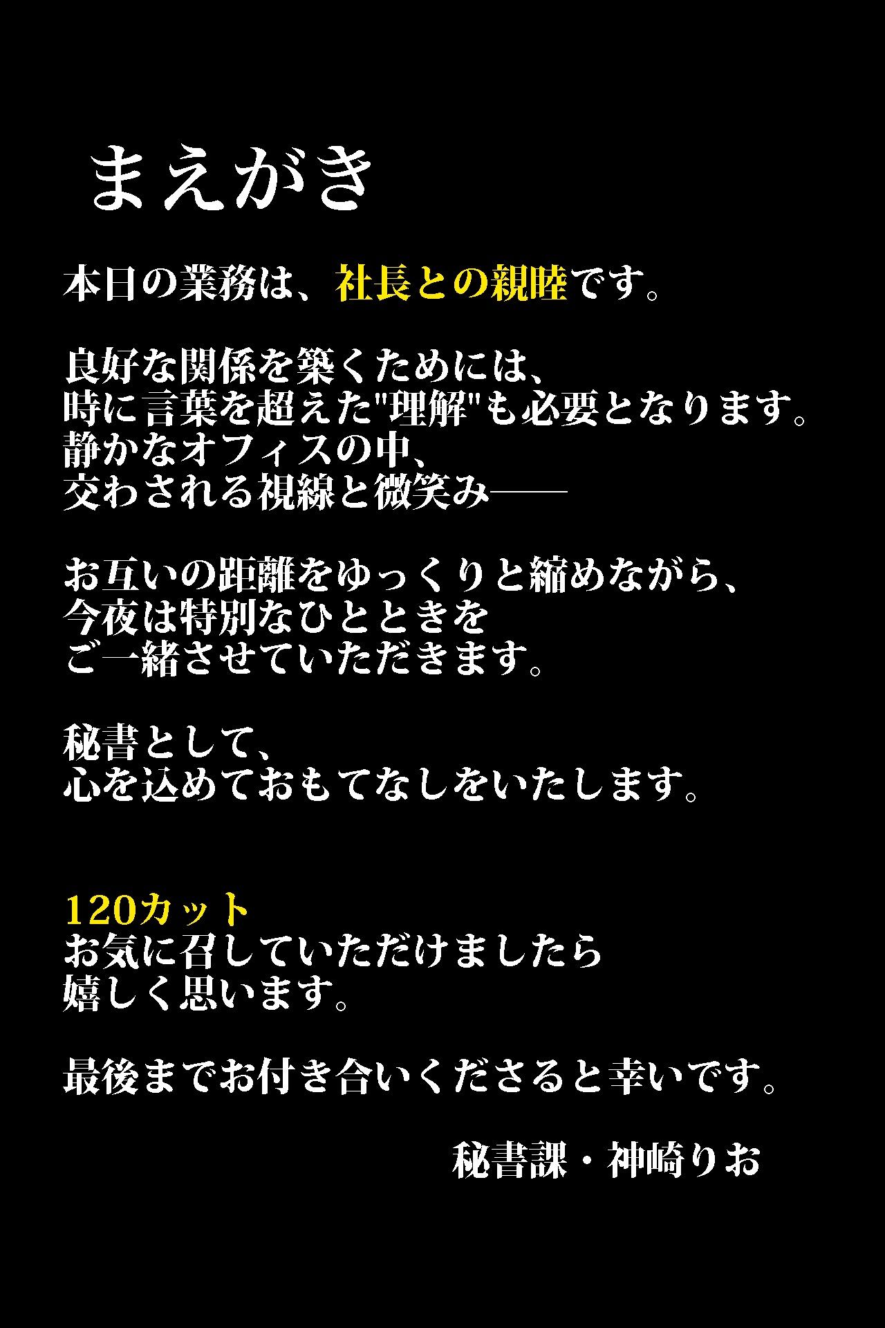 【2.9次元シリーズ】秘書課・接待担当 神崎りお  Vol.05 - サンプル画像 1