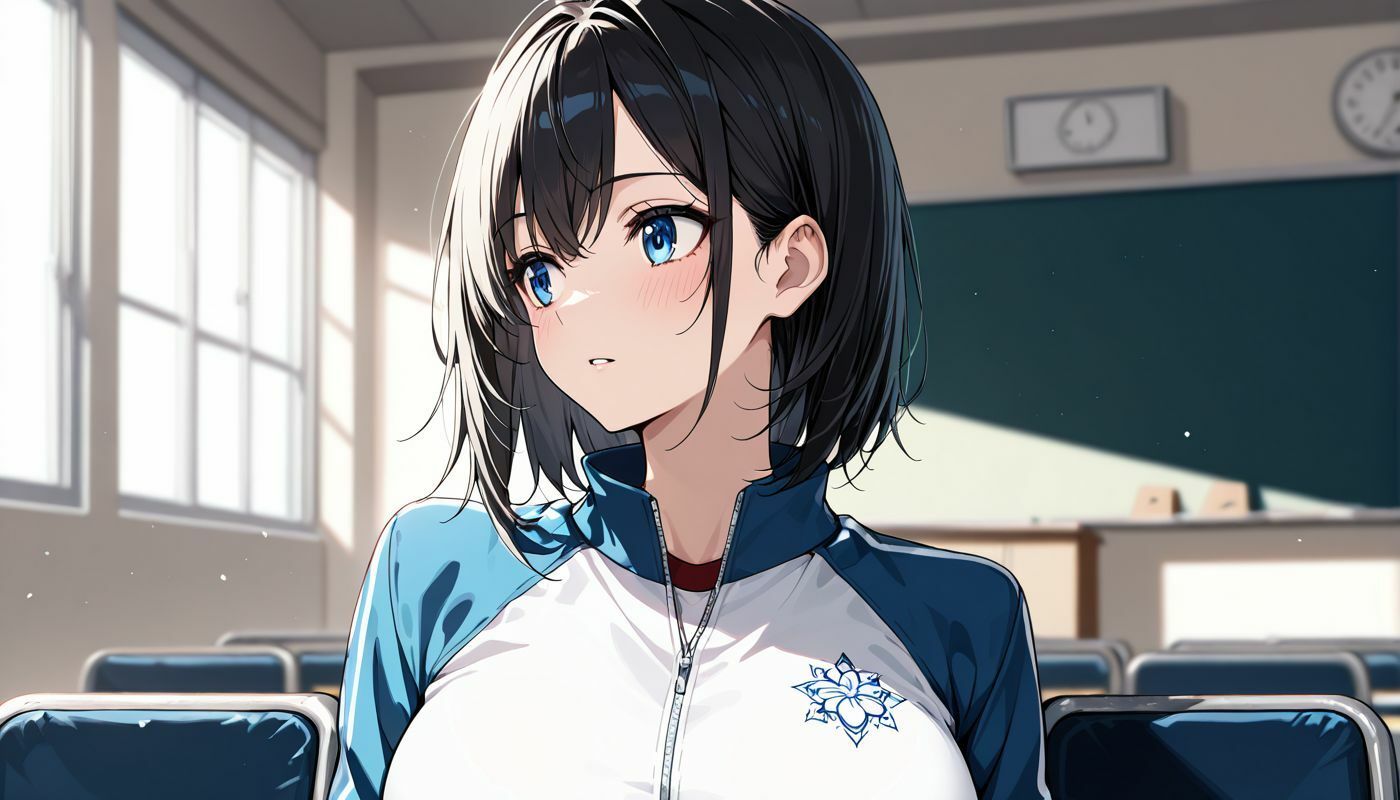 学園オナホー黒髪ショートの美女は学園みんなのオナホー - サンプル画像 3