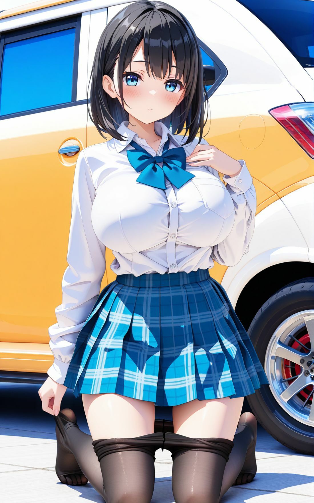 巨乳女子校生  イかせ続けてみたらドMペットになった件 - サンプル画像 5