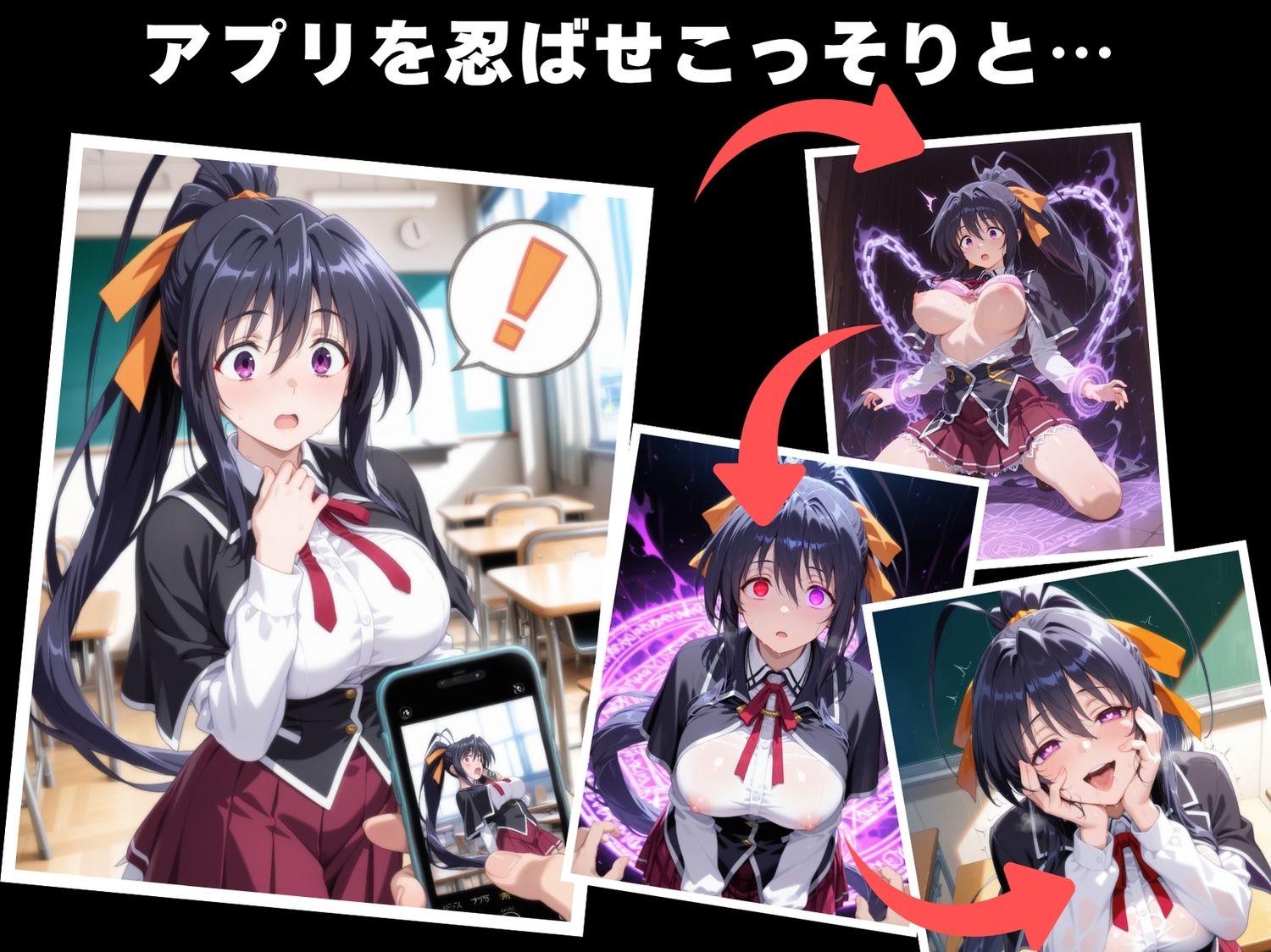 【催●・妊娠】ハイスクール●×D  姫島 ●乃 - サンプル画像 2