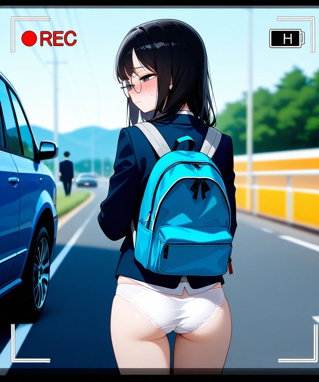 爆乳処女委員長と初めての中出しSEX - サンプル画像 1