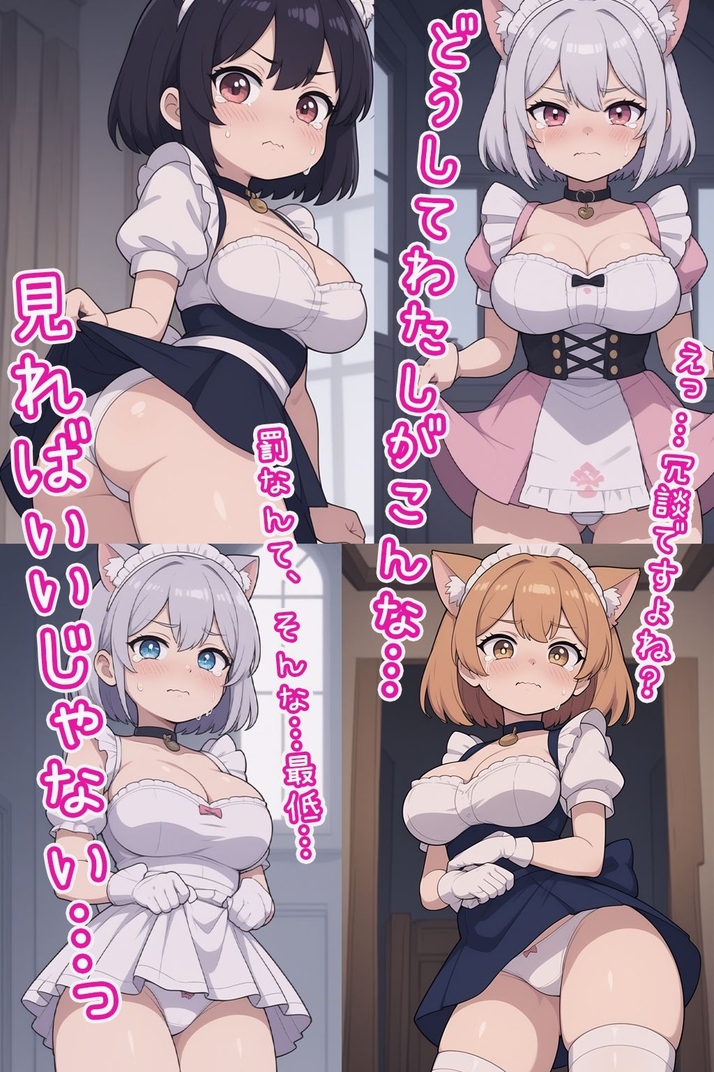 悔し涙の罰 〜メイドの屈辱〜 - サンプル画像 1