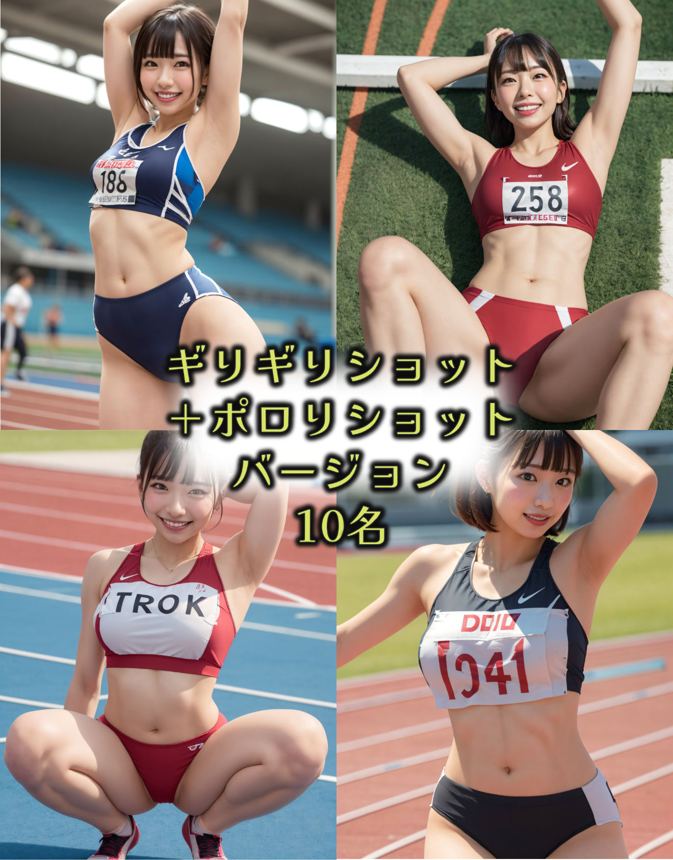 コスプレシリーズ エッロい陸上部員風 - サンプル画像 1