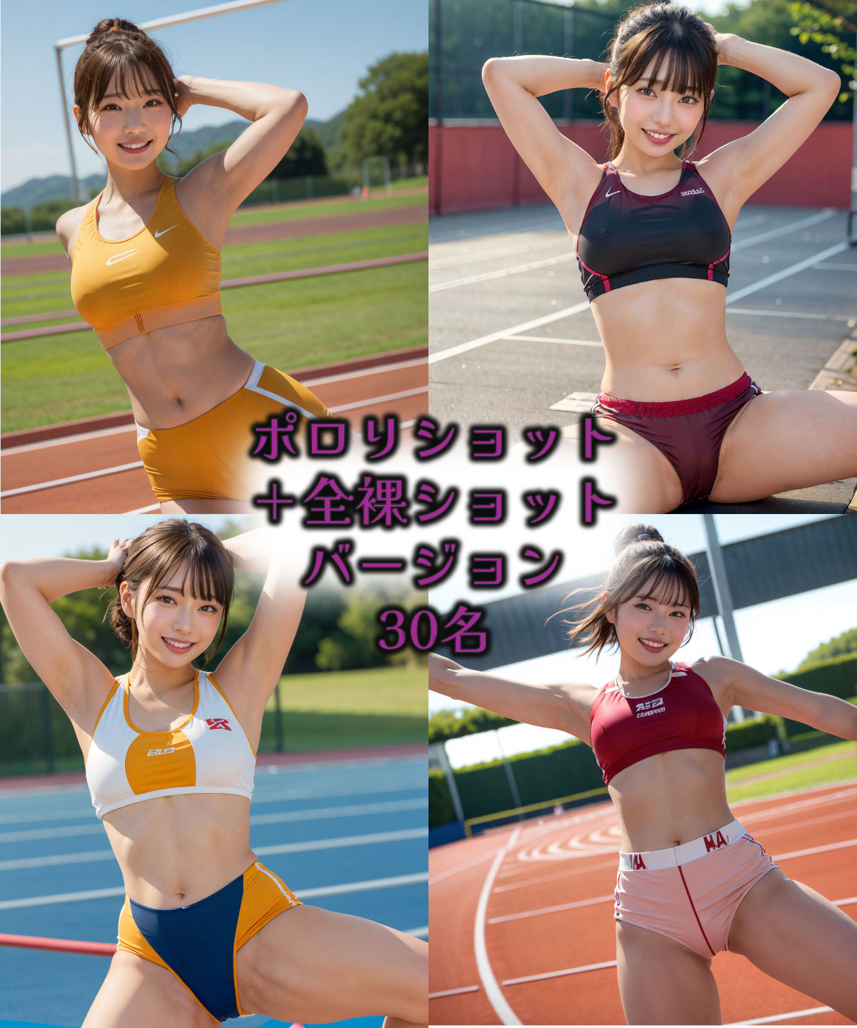 コスプレシリーズ エッロい陸上部員風 - サンプル画像 2