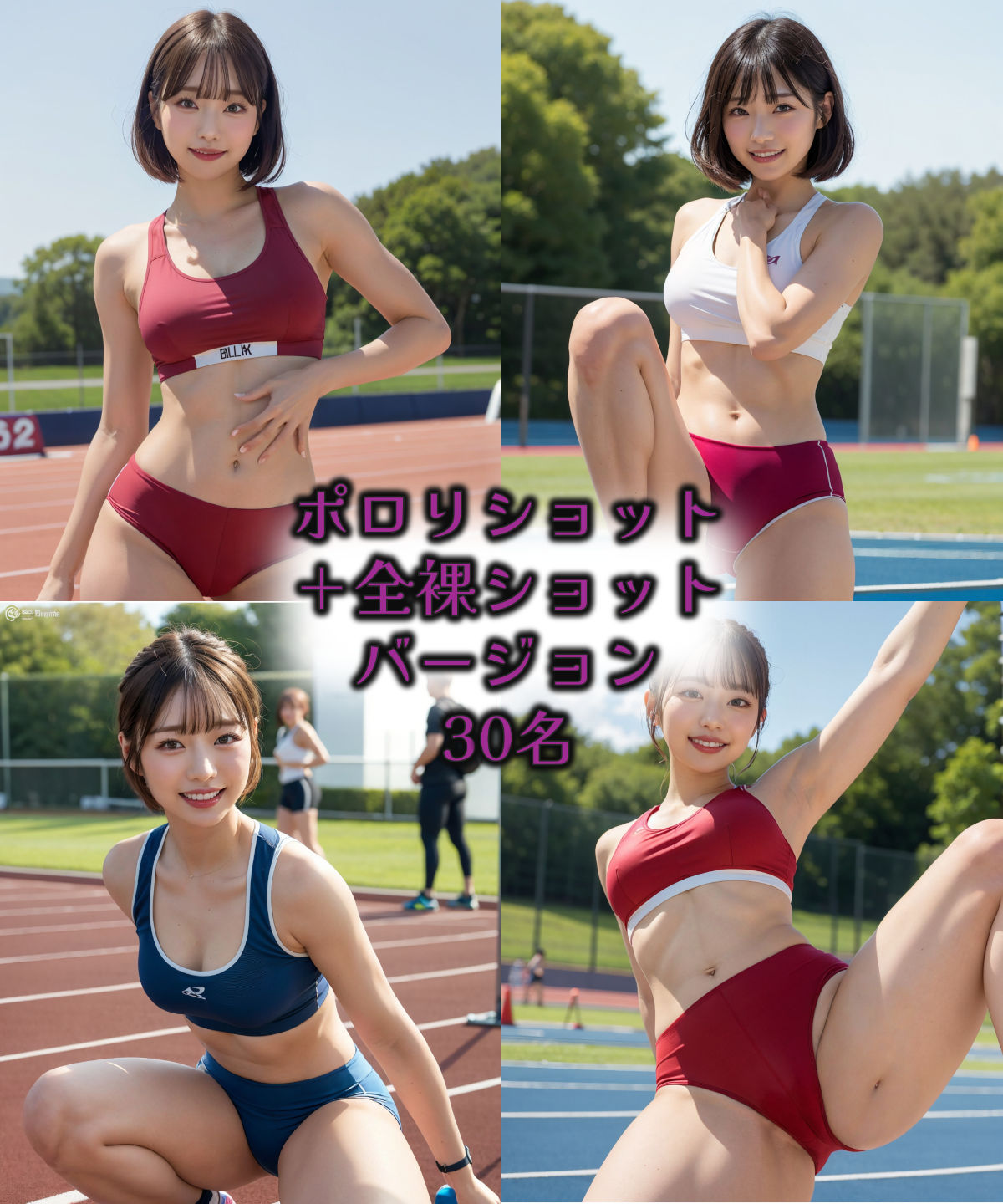 コスプレシリーズ エッロい陸上部員風 - サンプル画像 3