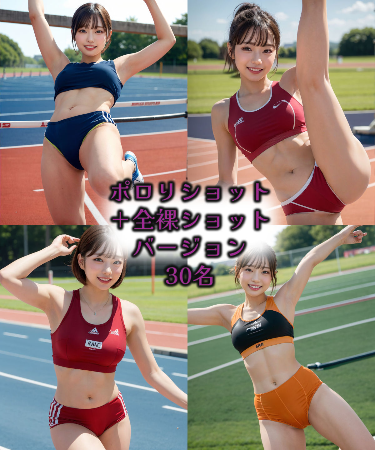 コスプレシリーズ エッロい陸上部員風 - サンプル画像 4