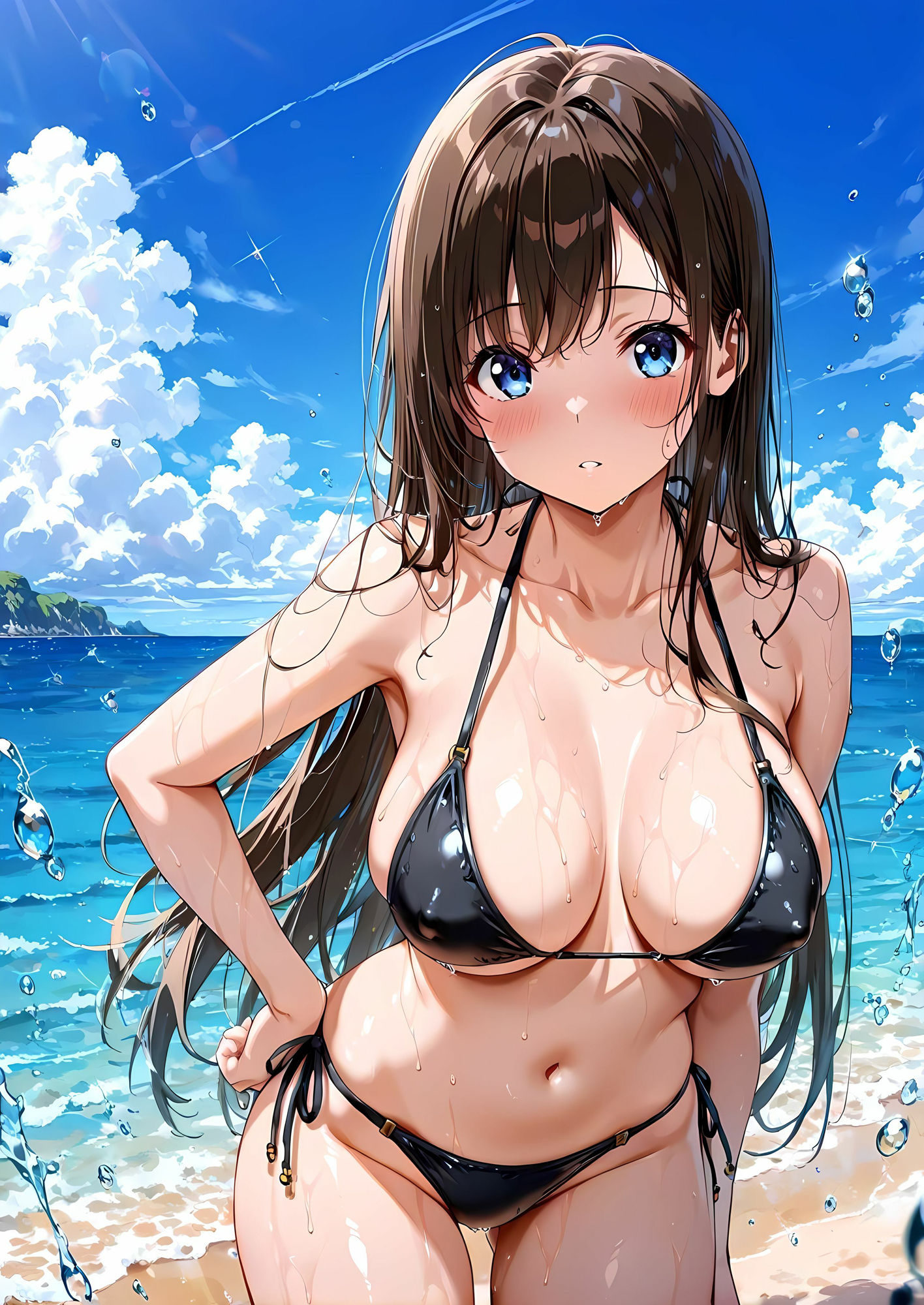 淫乳ビーチ - サンプル画像 1