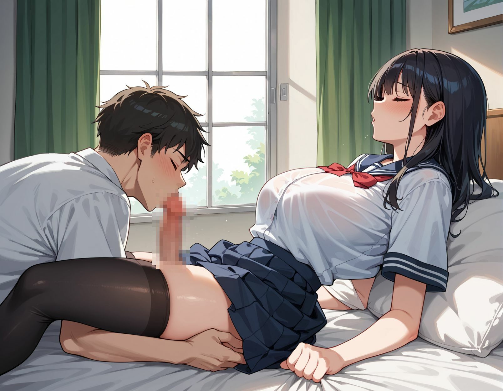 巨乳女子〜欲求不満女子の緊縛セックス！！ - サンプル画像 6