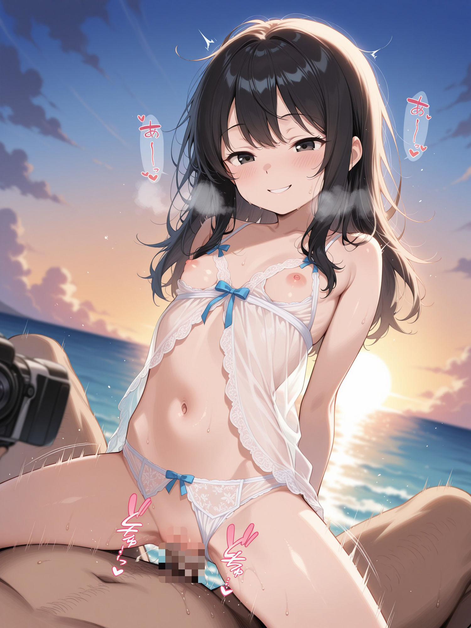 ド変態3姉妹〜少子化田舎町で妊娠しちゃった〜ママには内緒 - サンプル画像 5
