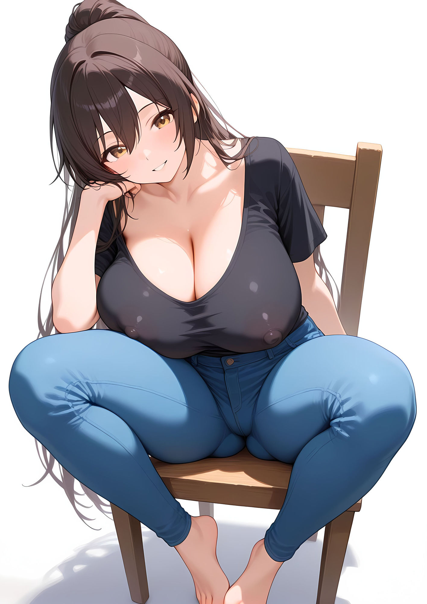 隣の爆乳ビッチちゃん - サンプル画像 1