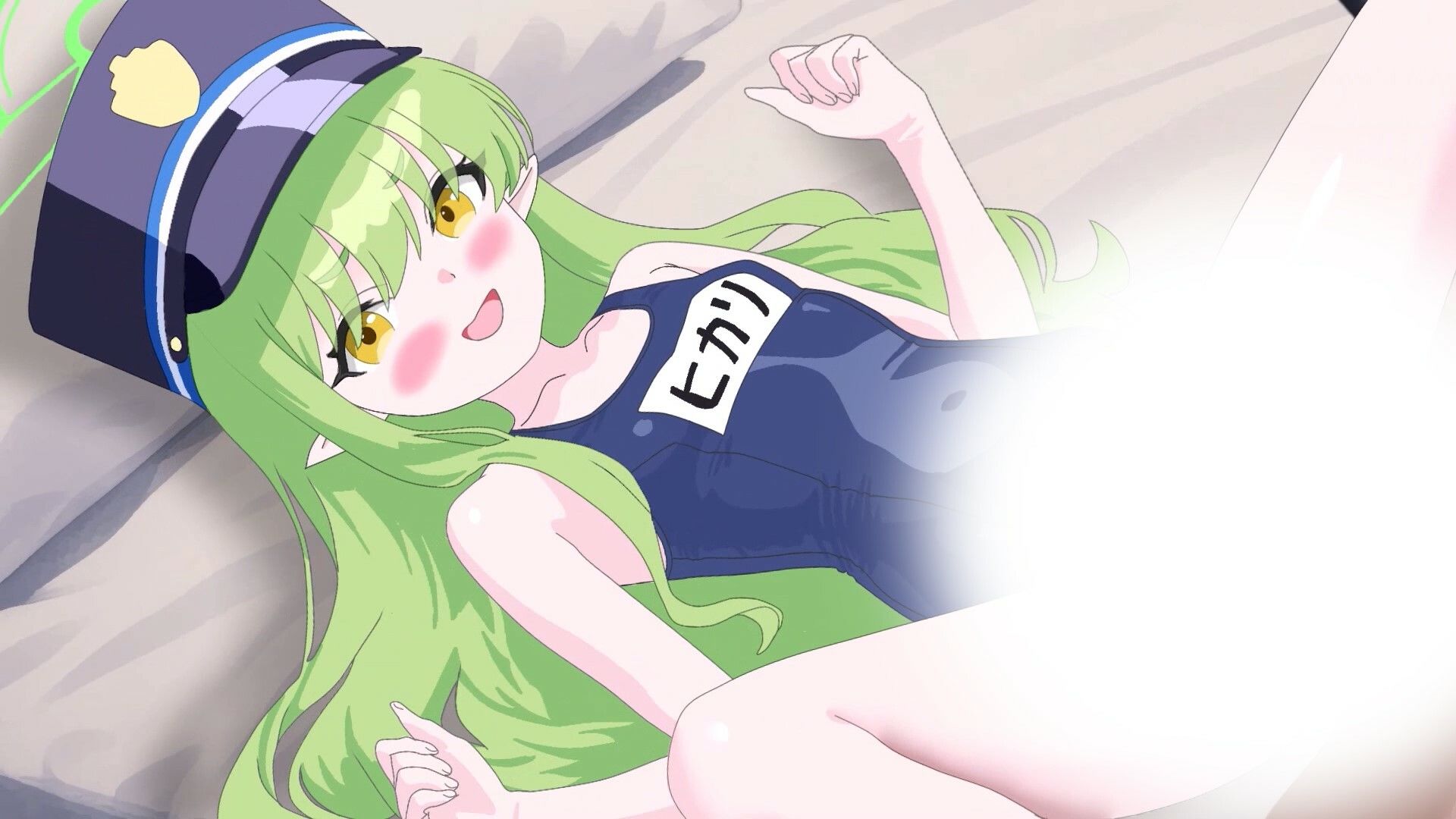 【Live2Dアニメ】スクール水着のシュポ〇キ〜スク水ヒカリにわからせ中出しエッチ〜 - サンプル画像 1