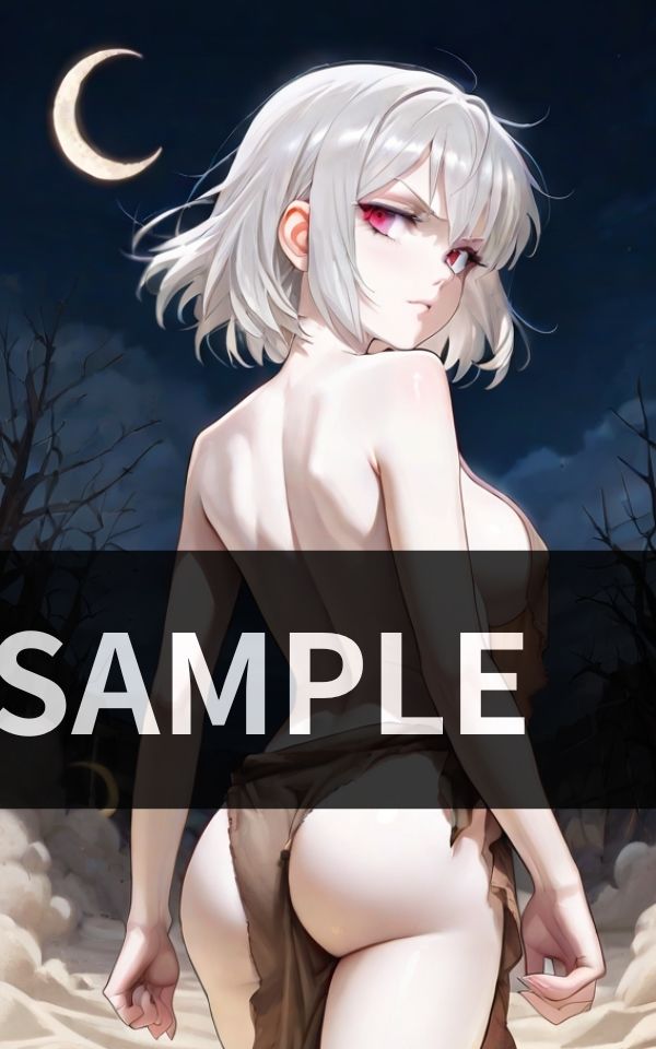 三日月の荒野で出会った白銀の君と、僕の孤独な恋 - サンプル画像 1