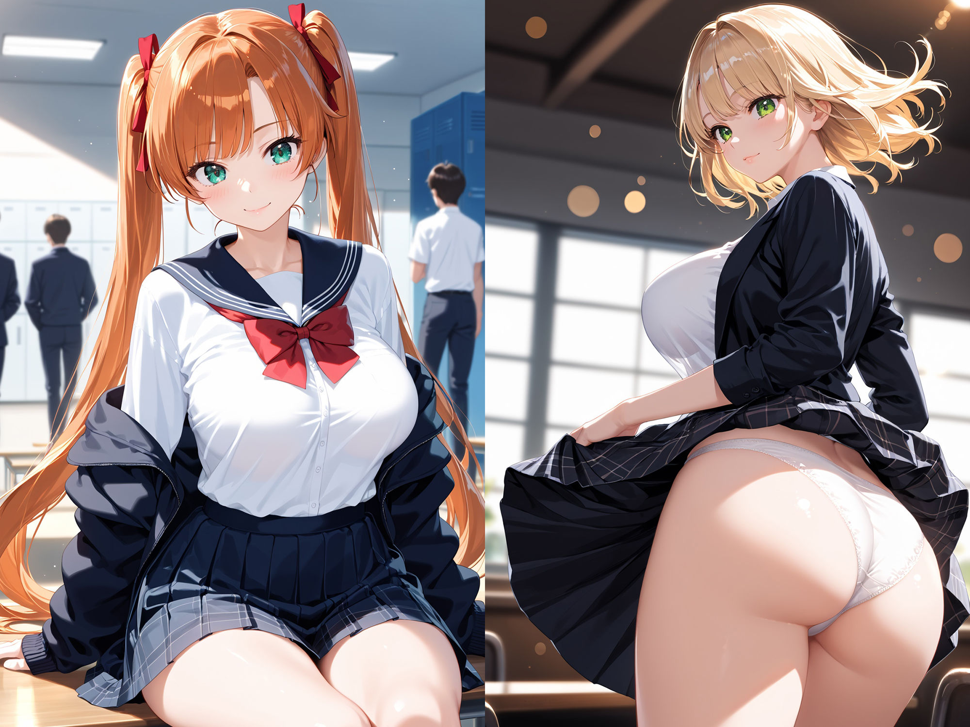 白ギャル女子校生はハメされたい2 - サンプル画像 2