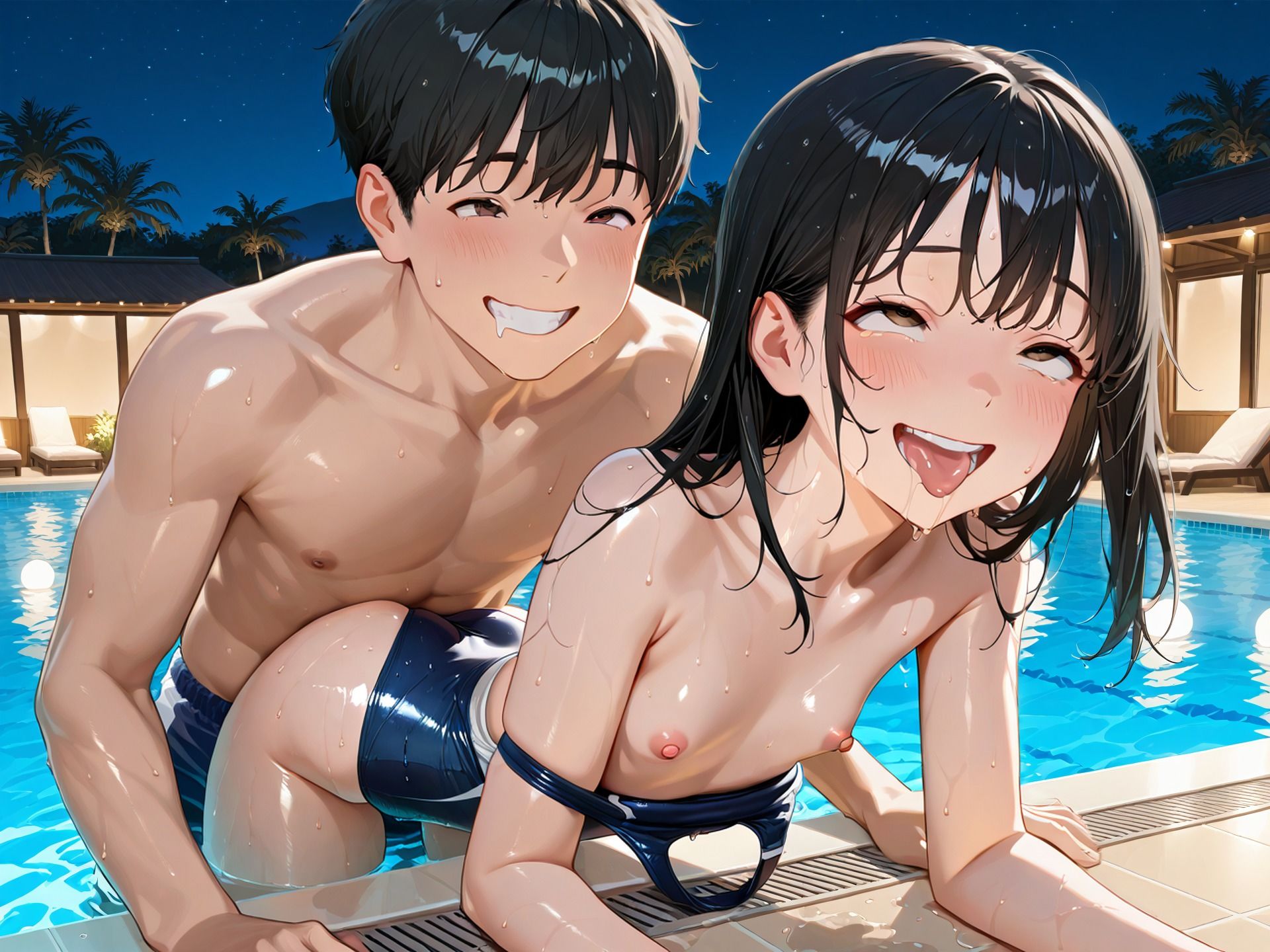 女子校生の水泳調教 - サンプル画像 2