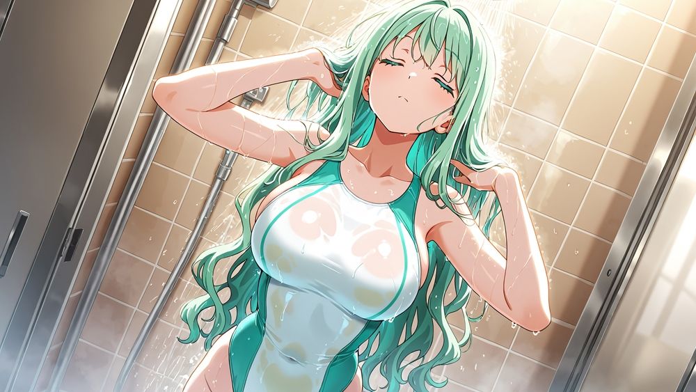 爆乳バイカラー水泳部が顧問に孕まされる秘密の補習【4K】 - サンプル画像 7