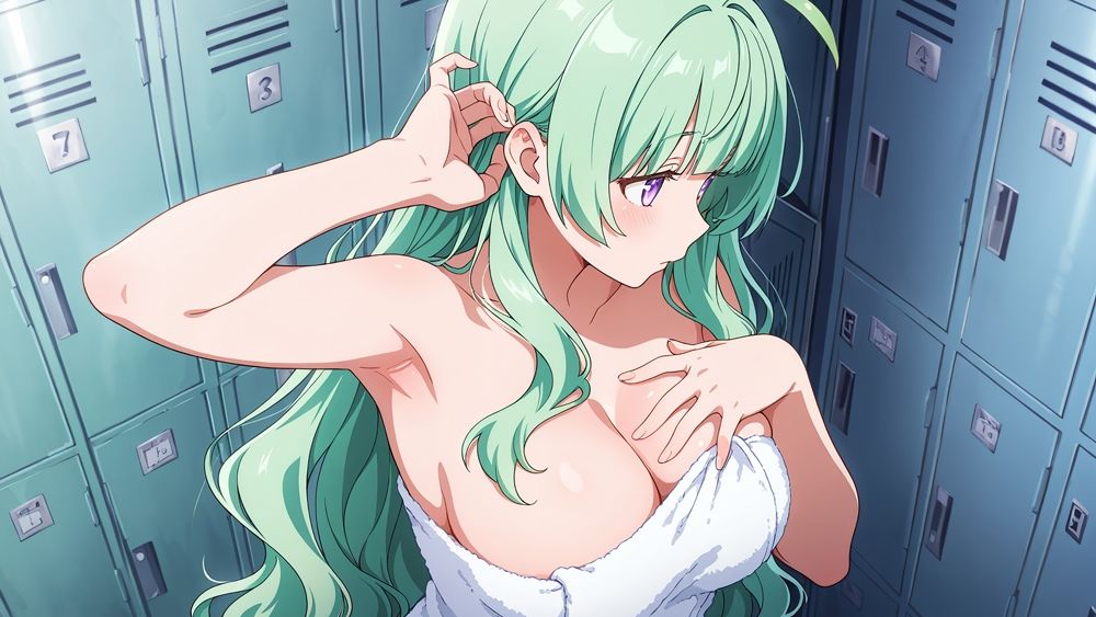 爆乳バイカラー水泳部が顧問に孕まされる秘密の補習【4K】 - サンプル画像 9