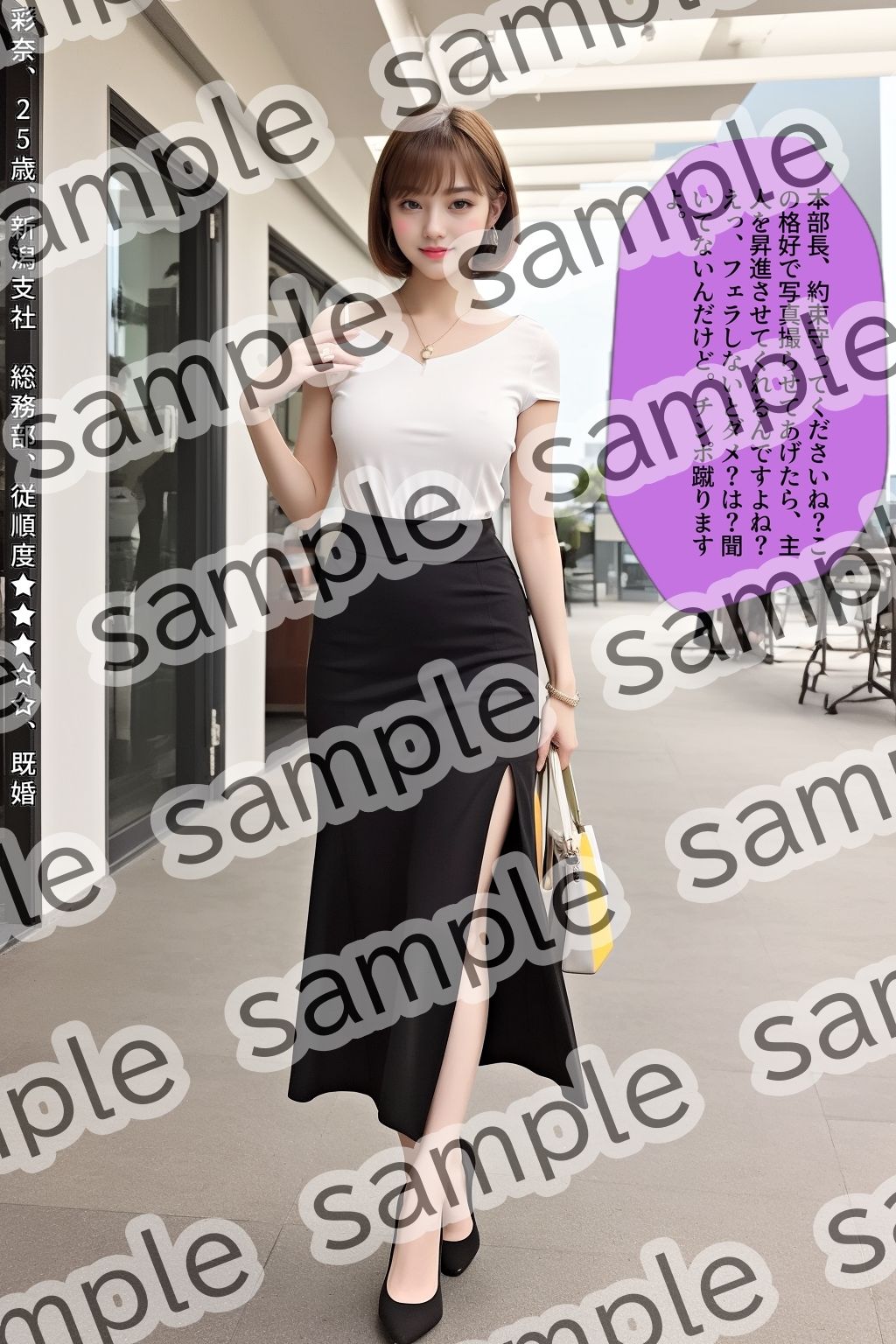神美脚OL〜スリットスカート編〜 vol.4（最終巻） - サンプル画像 2
