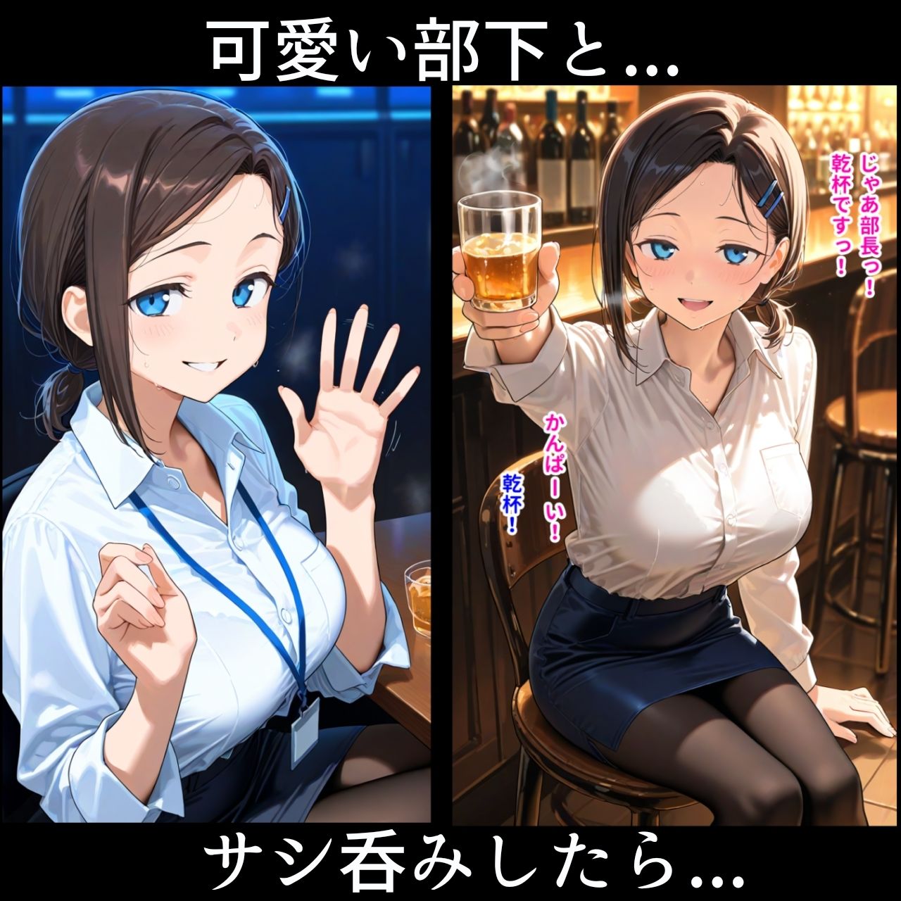 たわわな後輩ちゃんがセクハラ上司に泥〇姦されちゃうお話 - サンプル画像 1