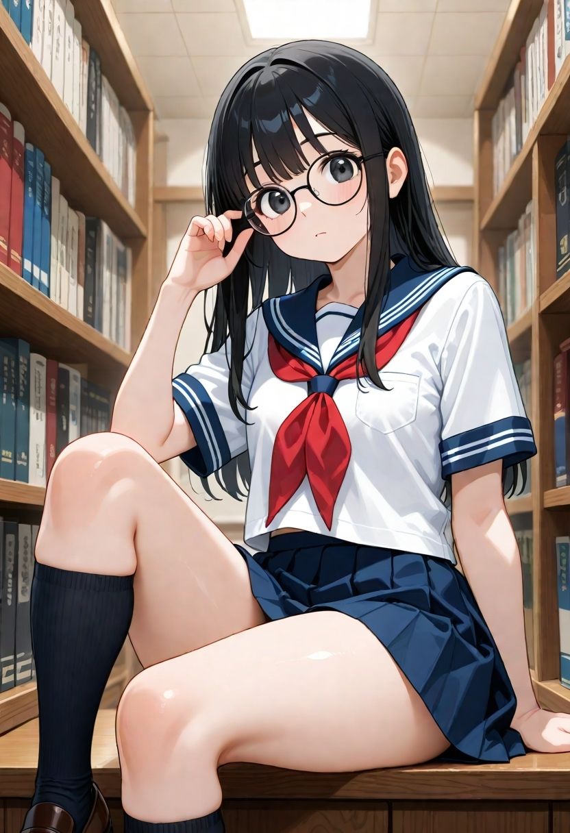 声ガマン図書委員 - サンプル画像 2