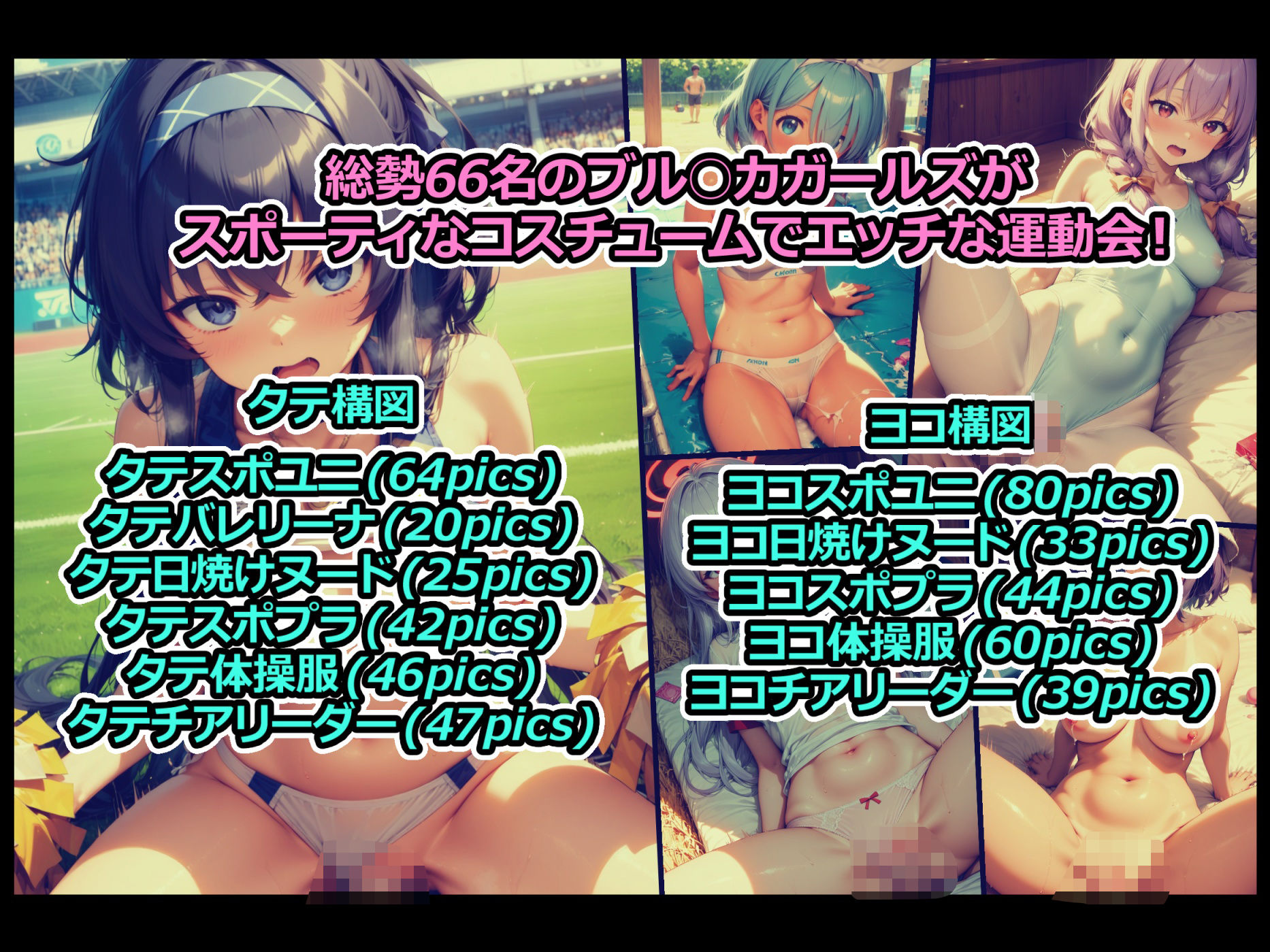 ブルパコ-blue parchive- スポーティコスでエッチな運動会！ - サンプル画像 1