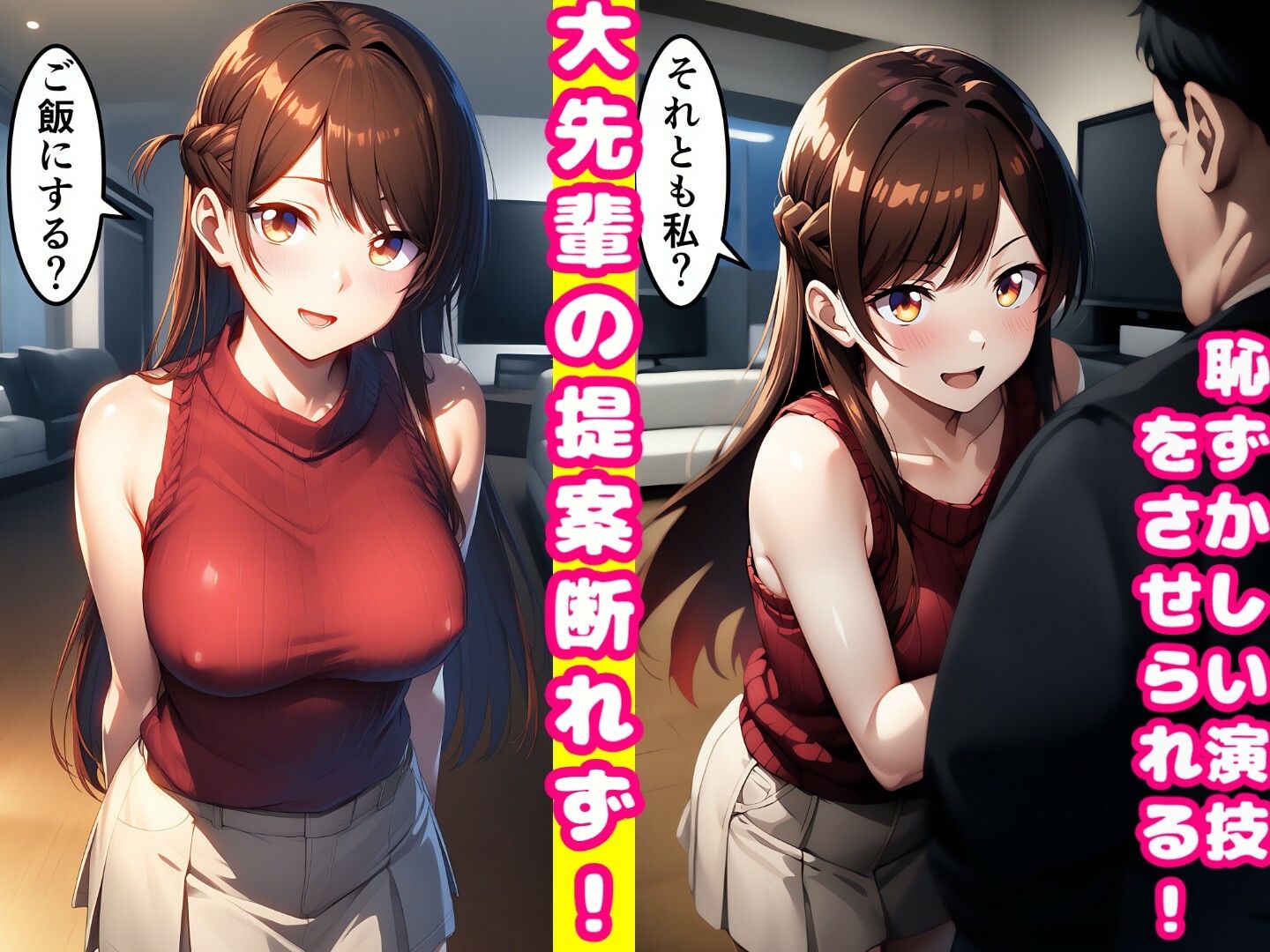 ベテラン俳優にセクハラ演技指導される水原〇鶴！彼女〇〇りします - サンプル画像 3