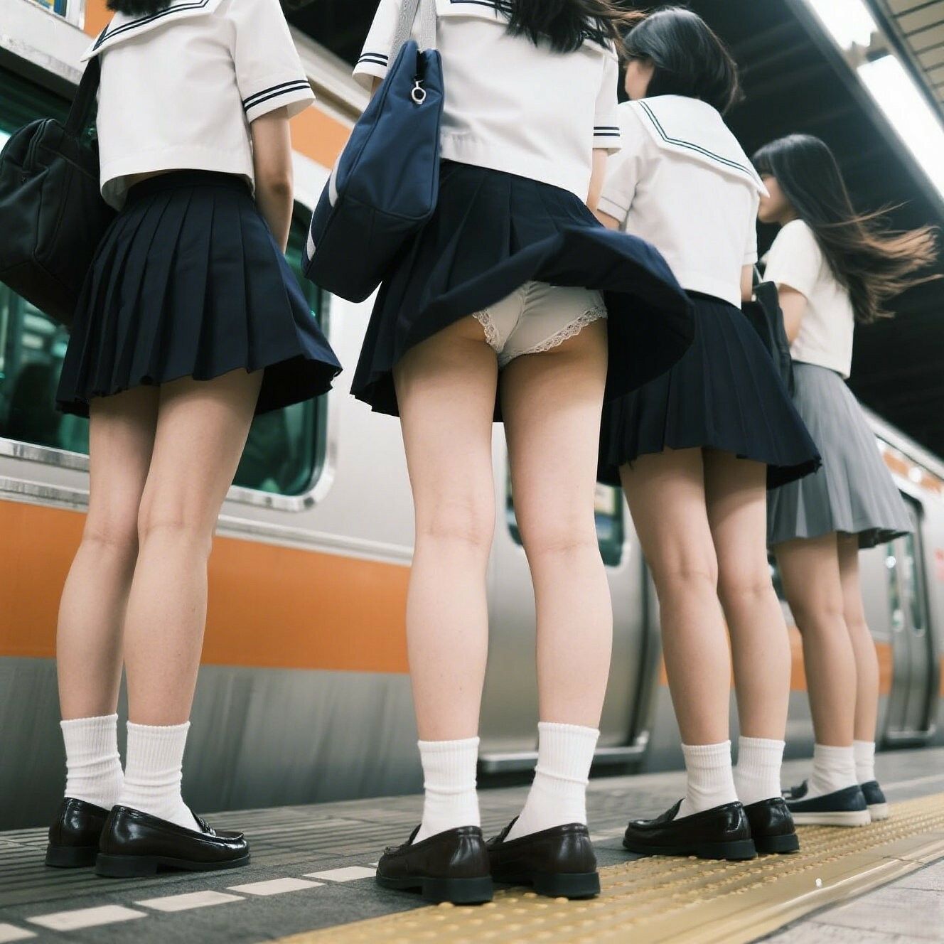 セーラー服で遊んでみた - サンプル画像 3