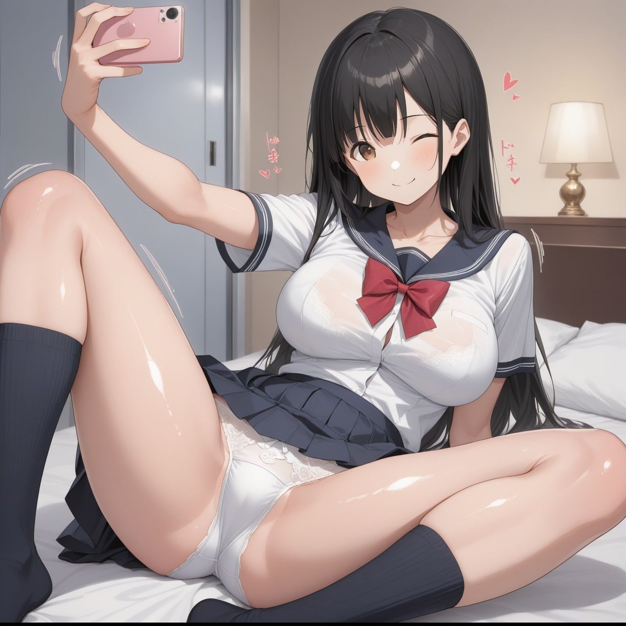 親戚の女子校生をワシの家に住まわせて性奴●化 - サンプル画像 2