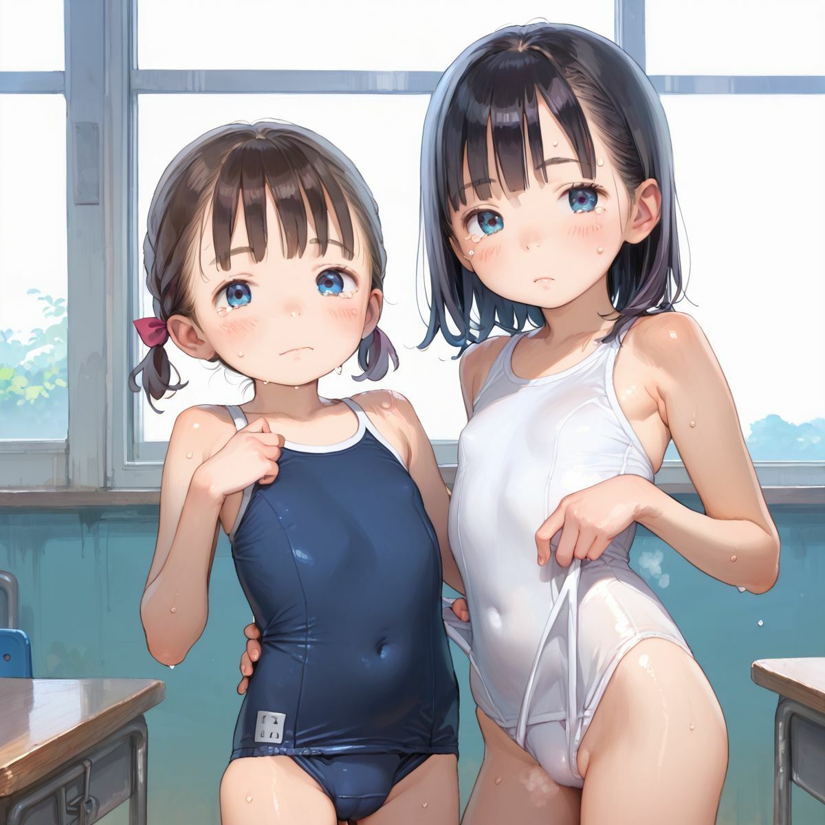 ちっぱい美少女の日常〜プールの時間〜02 - サンプル画像 9