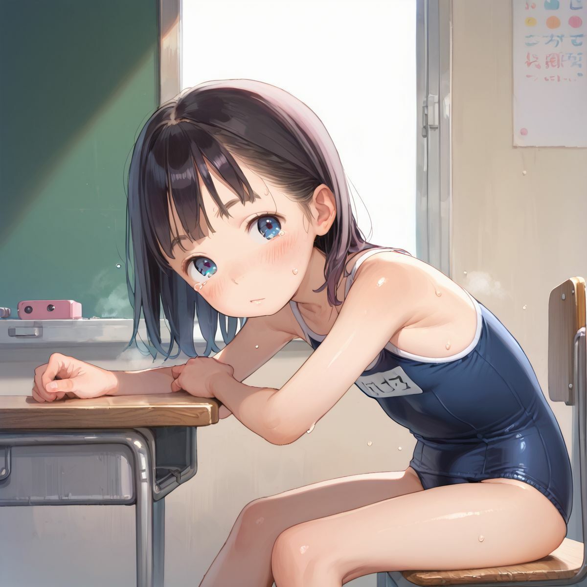 ちっぱい美少女の日常〜プールの時間〜05 - サンプル画像 6
