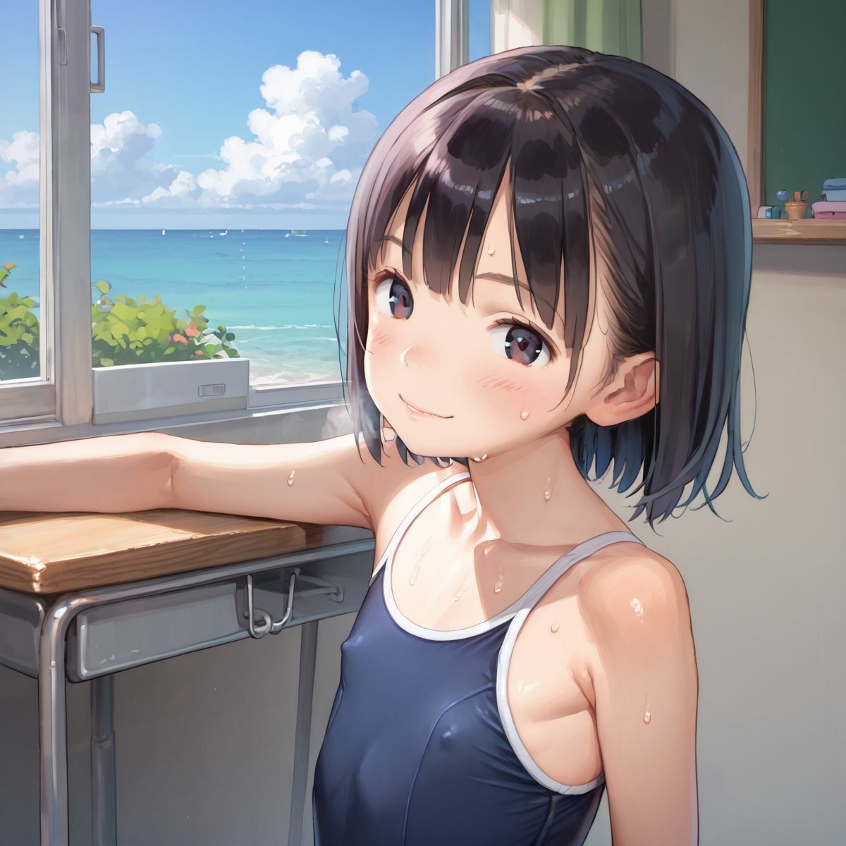 ちっぱい美少女の日常〜プールの時間〜05 - サンプル画像 9