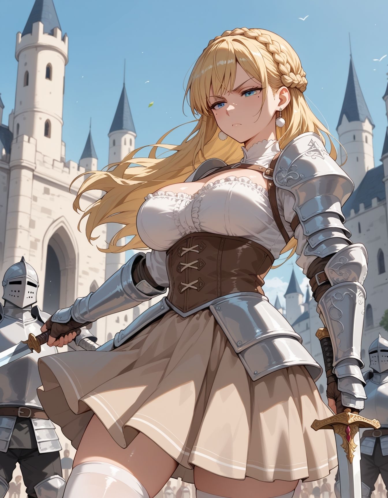 弱みを握られた女騎士、アメリアの隷属記録 - サンプル画像 1