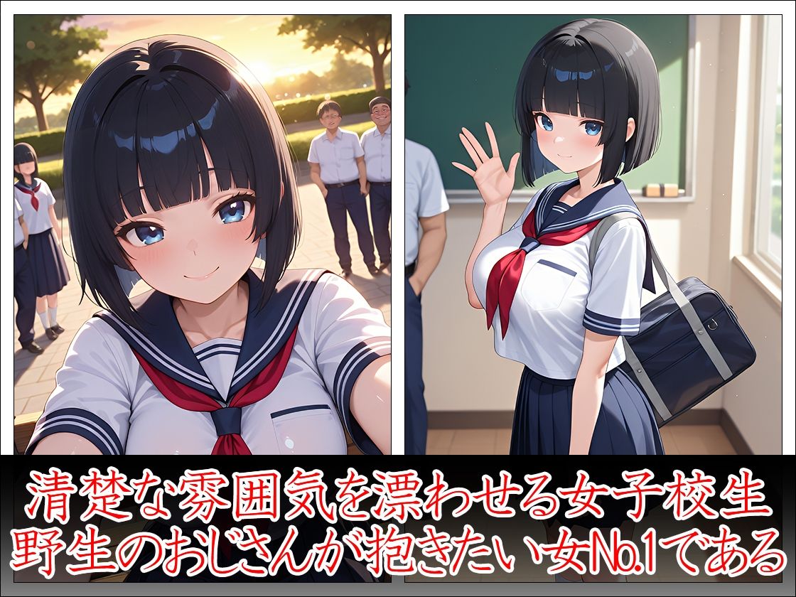 女子校生 野外乱交体験 - サンプル画像 2