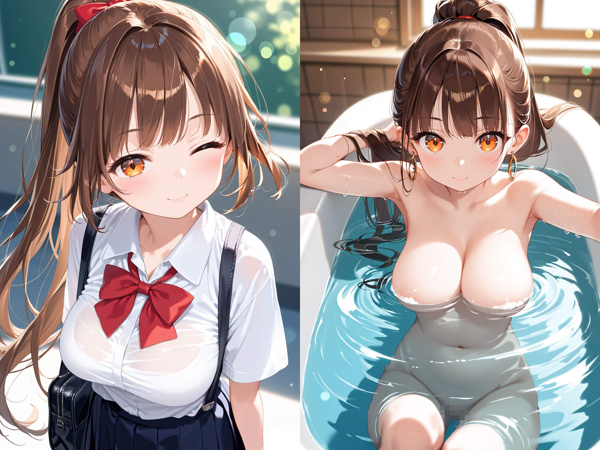 女子校生になった姪っ子と同棲性活2 - サンプル画像 2