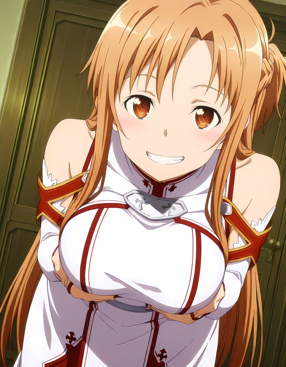 アスナのおっぱいシーン集 - サンプル画像 1