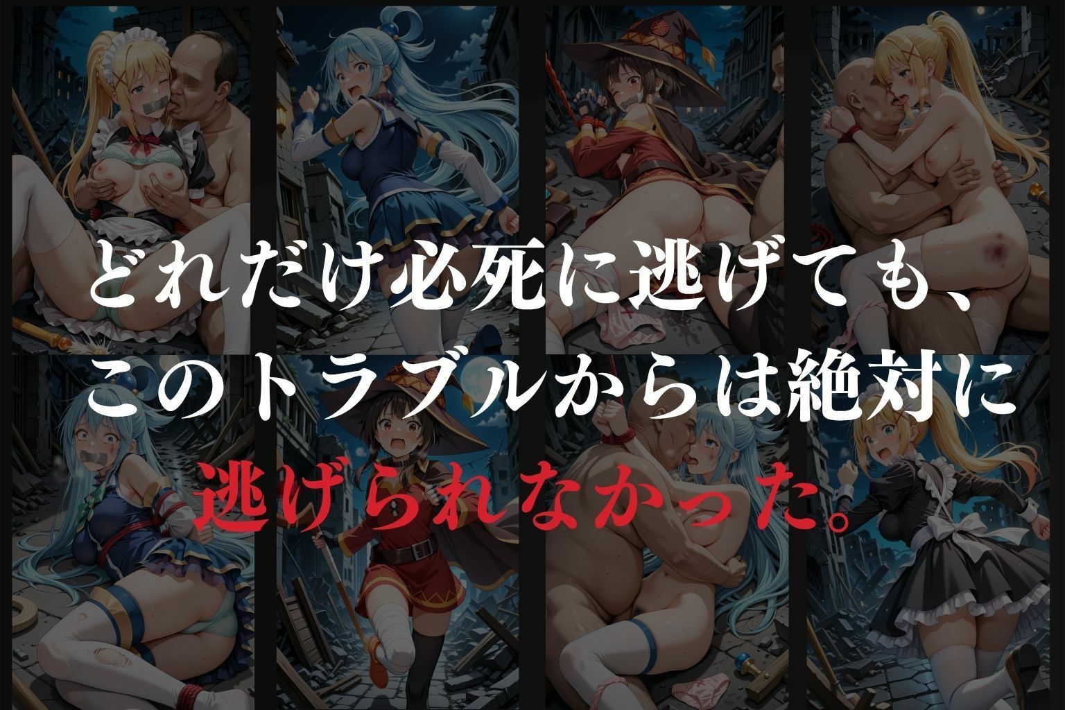 拉致拷問地獄―終わらない痛みが刻まれる夜―この素晴らしい世界に○福を！編― - サンプル画像 5