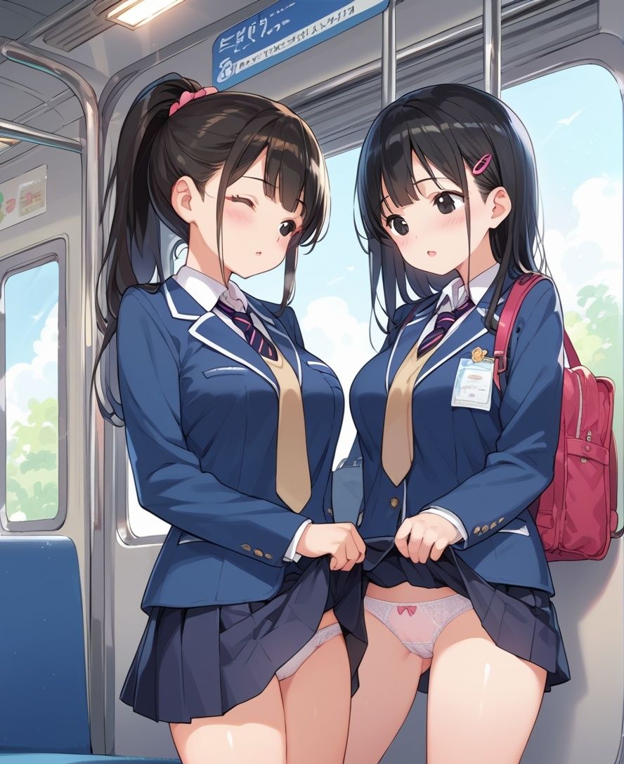 痴●された清楚系ビッチは校内SEXにハマる - サンプル画像 1