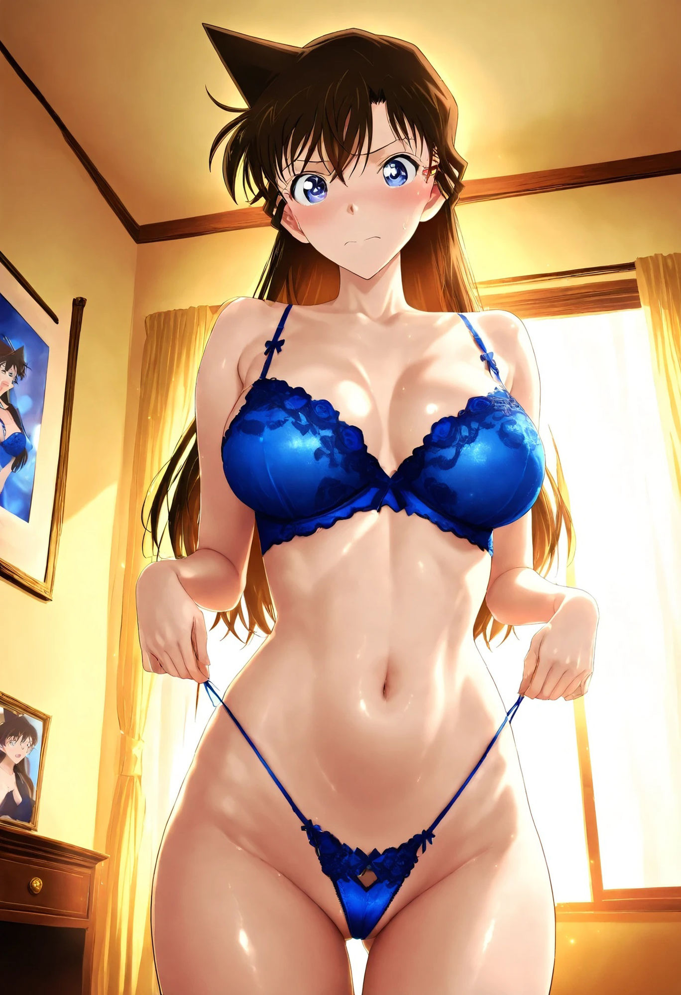 毛〇蘭  シャワーでえっち - サンプル画像 1