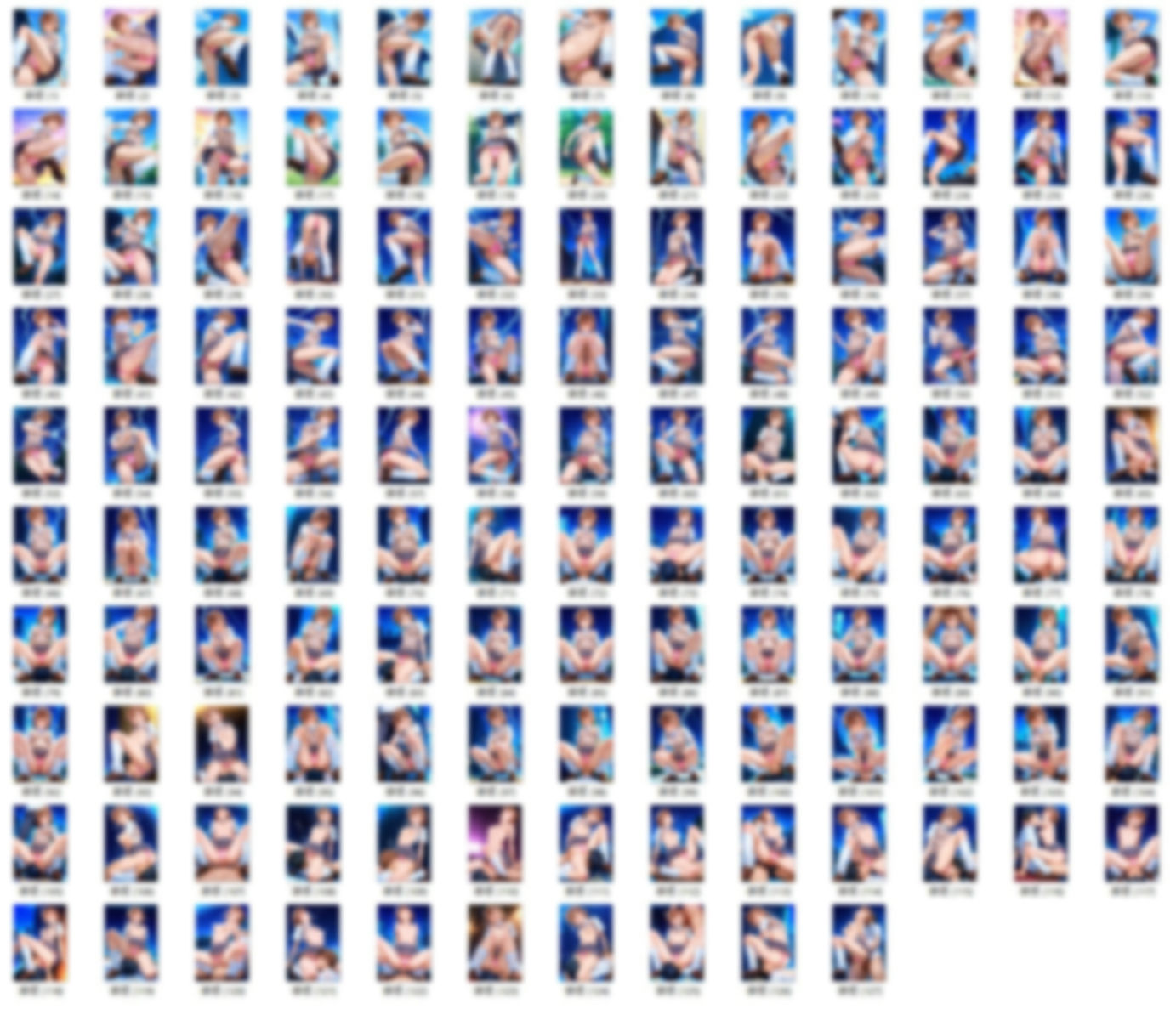 御坂〇琴  ビリビリキックとパンチでパンチラ  （ピンク色Tバック） - サンプル画像 1