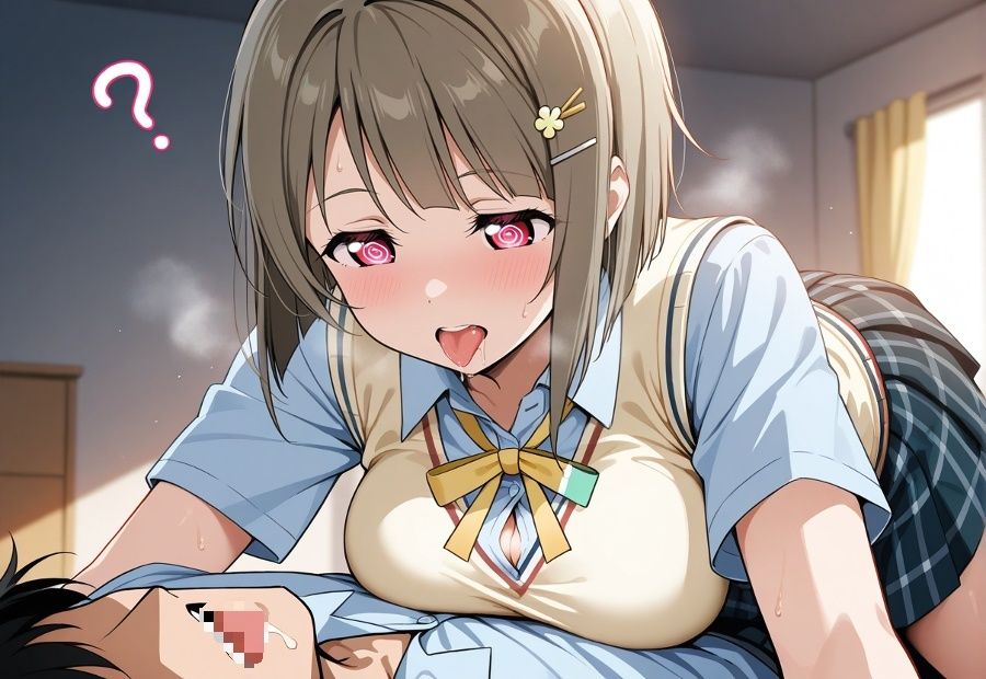 簡単催●で中〇かすみが操り人形！？ - サンプル画像 1