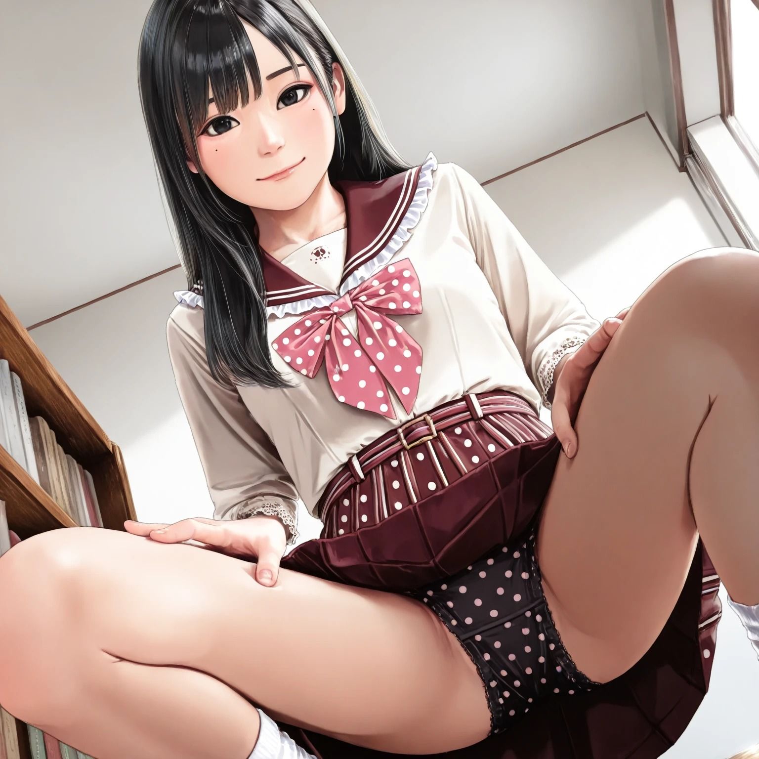 M字開脚さつえいかい（326枚） - サンプル画像 1