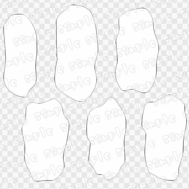 吹き出し素材集4 - サンプル画像 1