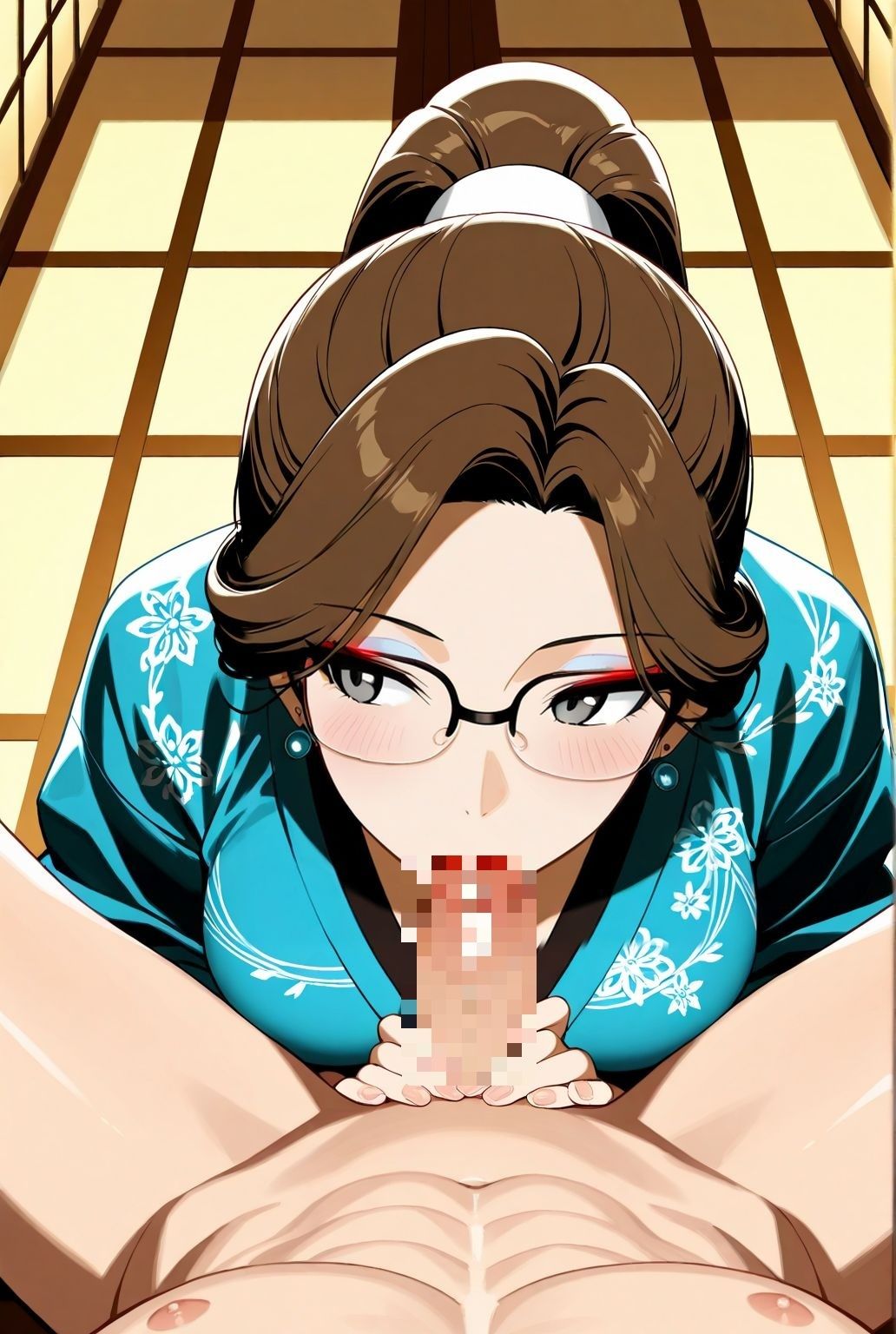 旅館女将の禁断の夜〜人妻女将の裏事情 - サンプル画像 5