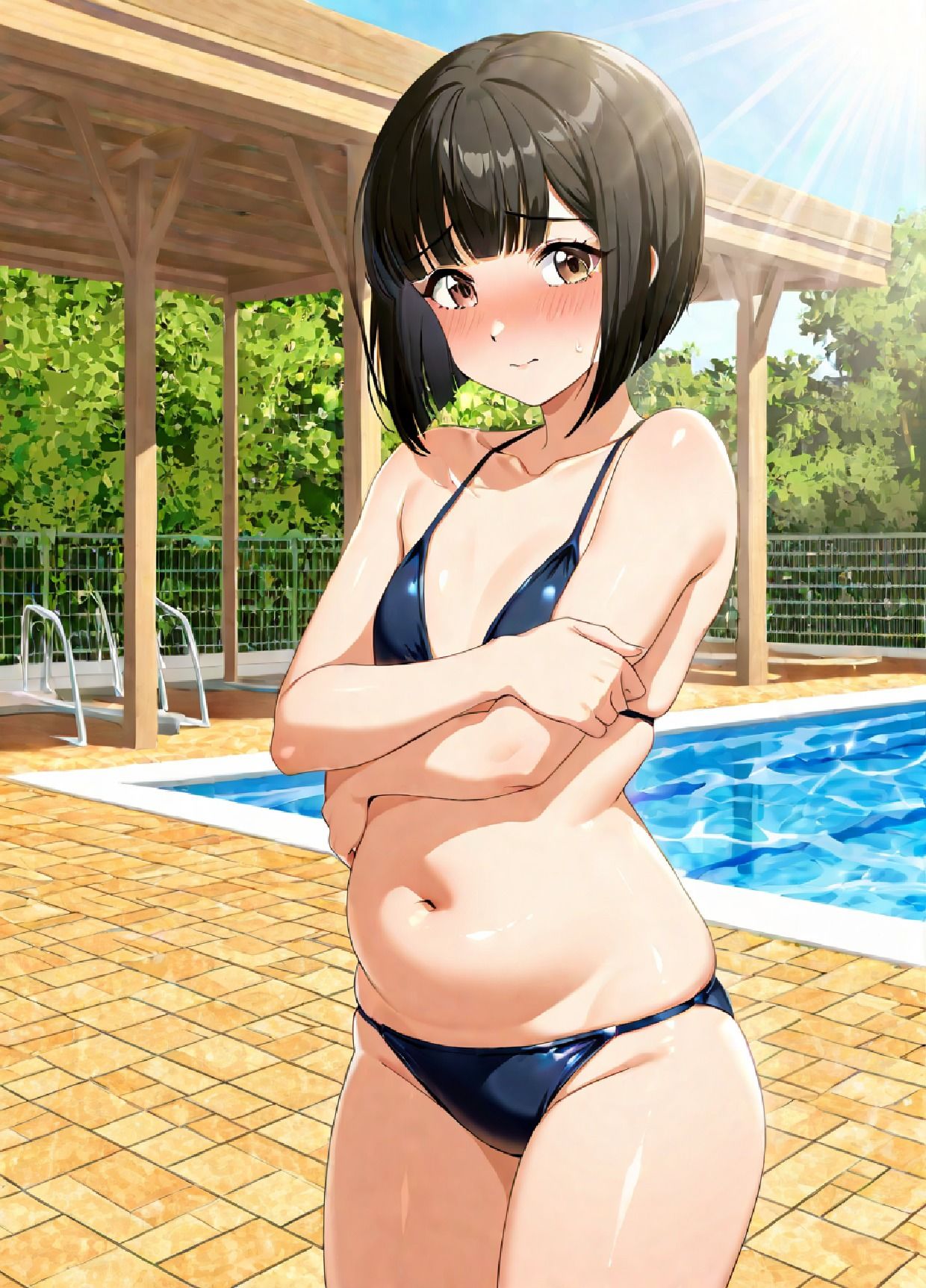 ぽっちゃり女子のグラビア1 - サンプル画像 1