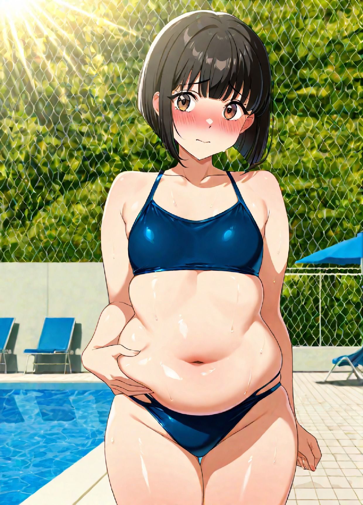ぽっちゃり女子のグラビア1 - サンプル画像 2