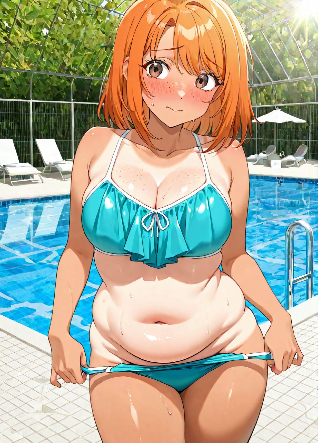 ぽっちゃり女子のグラビア1 - サンプル画像 8