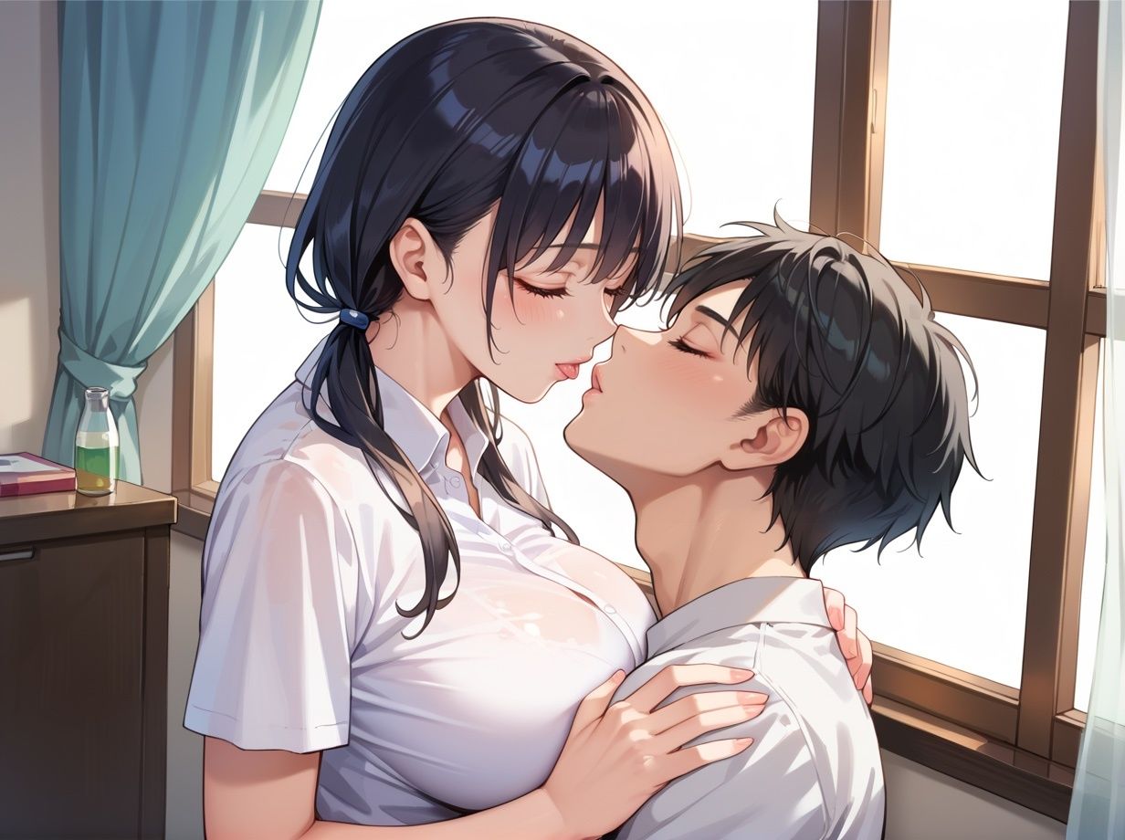 おっぱい見せつけてくる巨乳妹に3穴中出ししちゃいました！ - サンプル画像 1