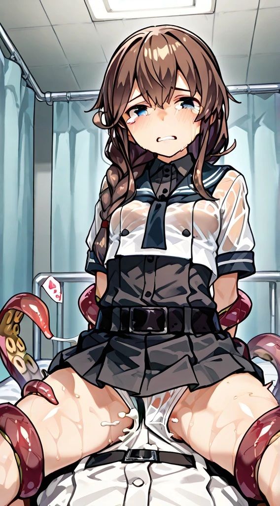 【艦〇れ】能代、大淀、触手に襲われる！ - サンプル画像 1
